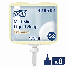 Картридж с жидким мылом одноразовый TORK (Система S2) Premium, 0,475 л, 420502 фото