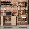 Стол письменный/компьютерный BRABIX "Scandi CD-016", 1100х500х750 мм, 4 ящика, дуб сонома, 641892, ЦБ013707-2