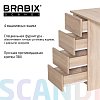 Стол письменный/компьютерный BRABIX "Scandi CD-016", 1100х500х750 мм, 4 ящика, дуб сонома, 641892, ЦБ013707-2