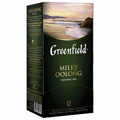Чай GREENFIELD (Гринфилд) "Milky Oolong" ("Молочный улун"), улун с добавками, 25 пакетиков по 2 г, 1067-15 фото