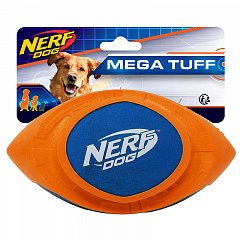 Nerf Мяч для регби из вспененной резины и нейлона. 18 см (серия "Мегатон"). фото