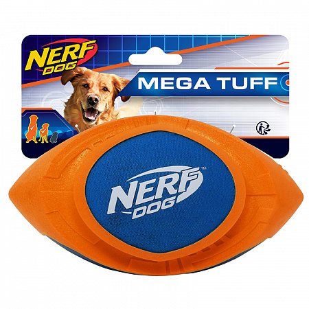 Nerf Мяч для регби из вспененной резины и нейлона. 18 см (серия "Мегатон"). фото