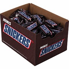 Конфеты шоколадные SNICKERS minis, весовые, 1 кг, картонная упаковка, 57236 фото