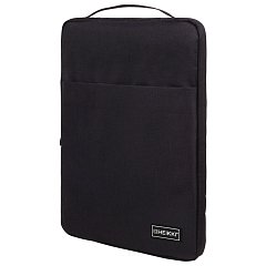 Чехол для ноутбука HEIKKI OPTION MAX 15,6'' (ХЕЙКИ), с ручкой и карманом, черный, 39х27х3 см, 272602 фото