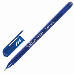 Ручка шариковая масляная PENSAN Star Tech, СИНЯЯ, игольчатый узел 1 мм, линия 0,8 мм, 2260/12 фото