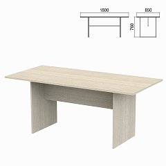 Стол для переговоров "Арго", 1800х850х760 мм, ясень шимо фото