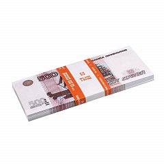 Деньги шуточные "500 рублей", упаковка с европодвесом, AD0000104 фото