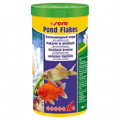 Сера Корм для прудовых рыб POND FLAKES NATURE 1 л (150 г) фото