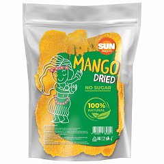 Манго натуральное без сахара SUN AND LIFE сушеное, 500 г, пакет, 4610051861800 фото