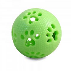 Игрушка для собак из термопластичной резины "Мяч-лапки", d80мм, Triol фото