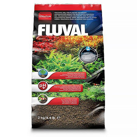 FLUVAL, Аквариумный субстрат Fluval Stratum для растений и содержания креветок 2 кг, H126939 фото
