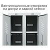 Шкаф металлический для одежды BRABIX "LK 21-80", УСИЛЕННЫЙ, 2 секции, 1830х800х500 мм, 37 кг, 291129, S230BR406102