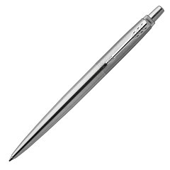 Ручка гелевая PARKER "Jotter Stainless Steel CT", корпус серебристый, детали из нержавеющей стали, черная, 2020646 фото
