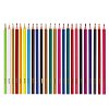 Карандаши цветные ПИФАГОР "ЛЕСНЫЕ ЖИТЕЛИ", 24 цвета, пластиковые, классические, заточенные, 181336