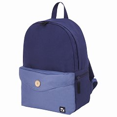 Рюкзак BRAUBERG универсальный, SYDNEY "Blue", 38х27х12 см, 228838 фото