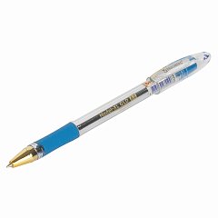 Ручка шариковая масляная с грипом BRAUBERG "Model-XL GLD", СИНЯЯ, узел 0,5 мм, линия письма 0,25 мм, 143245 фото