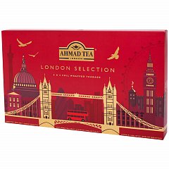 Чай AHMAD "London Selection", 8 вкусов, набор 40 пакетиков по 2г, картонная коробка ш, N073 фото