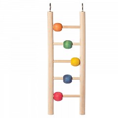 Игрушка для птиц "Лестница с шариками", 235*70мм, Triol фото