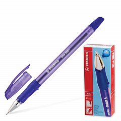 Ручка шариковая STABILO "Bille", корпус прозрачный, игольчатый узел 0,7 мм, линия письма 0,38 мм, синяя, 508/41N, 508NF1041 фото
