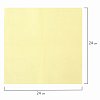 Салфетки бумажные 100 шт., 24х24 см, LAIMA/ЛАЙМА, жёлтые (пастельный цвет), 100% целлюлоза, 126908