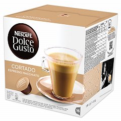 Кофе в капсулах NESCAFE "Cortado Macchiato" для кофемашин Dolce Gusto, 16 порций, 12393813 фото