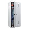 Шкаф металлический для одежды ПРАКТИК "ML/LS-21-80", двухсекционный, 1830х800х500 мм, 35 кг, разборный