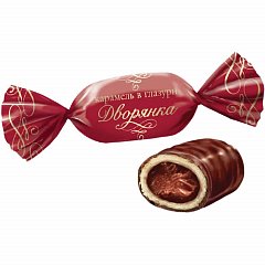 Карамель леденцовая ДВОРЯНКА в шоколадной глазури с ликерной начинкой, 500 г, ВК269 фото