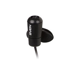 Микрофон-клипса SVEN MK-170, кабель 1,8 м, 58 дБ, пластик, черный, SV-014858 фото