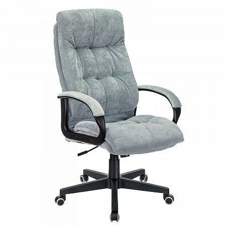 Кресло офисное CH-824, ткань, серо-голубое, 1182475 фото