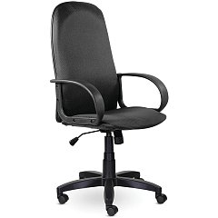 Кресло офисное BRABIX "Praktik EX-279", ткань JP/кожзам, серое, 532020 фото