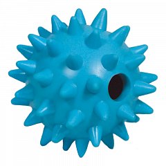 Игрушка для собак из цельнолитой резины "Мяч игольчатый", d85мм, Triol фото