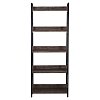 Стеллаж на металлокаркасе BRABIX "LOFT SH-003", 600х350х1500 мм, 5 полок, цвет морёный дуб, 641234