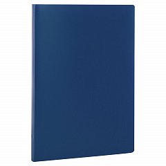 Папка с пластиковым скоросшивателем STAFF, синяя, до 100 листов, 0,5 мм, 229230 фото