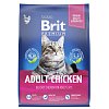Brit Premium сухой корм для взрослых кошек с курицей 2 кг.