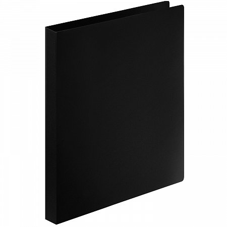 Папка на 4 кольцах STAFF, 25 мм, черная, до 170 листов, 0,5 мм, 225725 фото