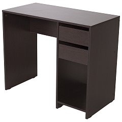 Стол письменный/компьютерный BRABIX "Scandi CD-017", 900х450х750 мм, 2 ящика, венге, 641896, ЦБ013706-3 фото