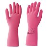 Перчатки латексные КЩС, прочные, хлопковое напыление, размер 8,5-9 L, большой, красные, HQ Profiline, 73585