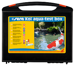 SERA, Тесты для пруда "Koi aqua-test box рН, KH, GH, Fe, NO2, NO3, NH4/NH3, PO4, Cu", S7715 фото