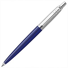 Ручка шариковая PARKER "Jotter Orig Blue", корпус синий, детали нержавеющая сталь, синяя, RG0033170 фото