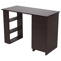 Стол письменный/компьютерный BRABIX "Scandi CD-016", 1100х500х750мм, 4 ящика, венге, 641893, ЦБ013707-3 фото