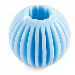 Игрушка PUPPY для щенков из термопласт. резины "Мяч", голубой, d55мм, Triol фото