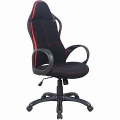 Кресло офисное BRABIX PREMIUM "Force EX-516", ткань, черное/вставки красные, 531571 фото