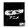 Сумка-шоппер BRAUBERG, канвас, 40х35 см, черный, Anime eyes, 271897