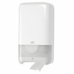 Диспенсер для туалетной бумаги TORK (Система T6) Elevation, midi, белый, 557500 фото