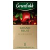 Чай GREENFIELD (Гринфилд) "Grand Fruit", черный, гранат-розмарин, 25 пакетиков в конвертах по 1,5 г, 1387-10