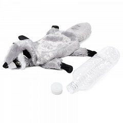 Игрушка для собак Шкурка енота с бутылкой-пищалкой 51см, серия CATCH & FETCH фото