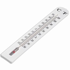 Термометр уличный, фасадный, малый, диапазон измерения: от -50 до +50°C, ПТЗ, ТБ-45м, ТБ-45М фото