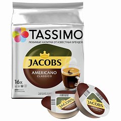 Кофе в капсулах JACOBS Americano для кофемашин Tassimo, 16 порций, 4000857 фото