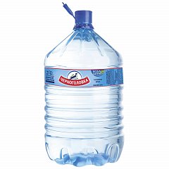Вода питьевая для кулера негазированная ЧЕРНОГОЛОВКА, 19 л, одноразовая пластиковая бутыль фото