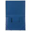 Папка на резинках BRAUBERG, стандарт, синяя, до 300 листов, 0,5 мм, 221623